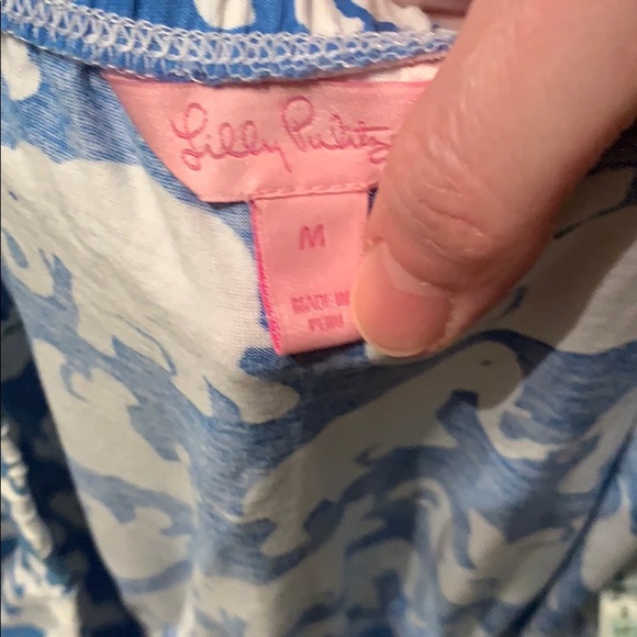 Lilly Pulitzer strapless dress size M - Picture 3 of 3